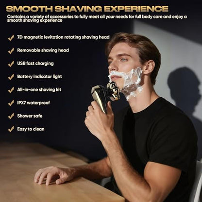 Electric Shaver for Women & Men – Side View