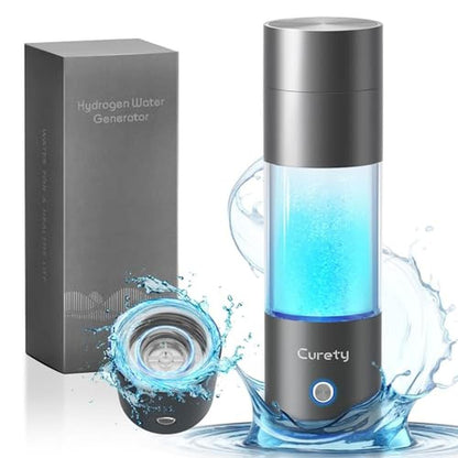 Hydrogen Water: Curety Hydrogen Water Bottle 4000PPB – Front View