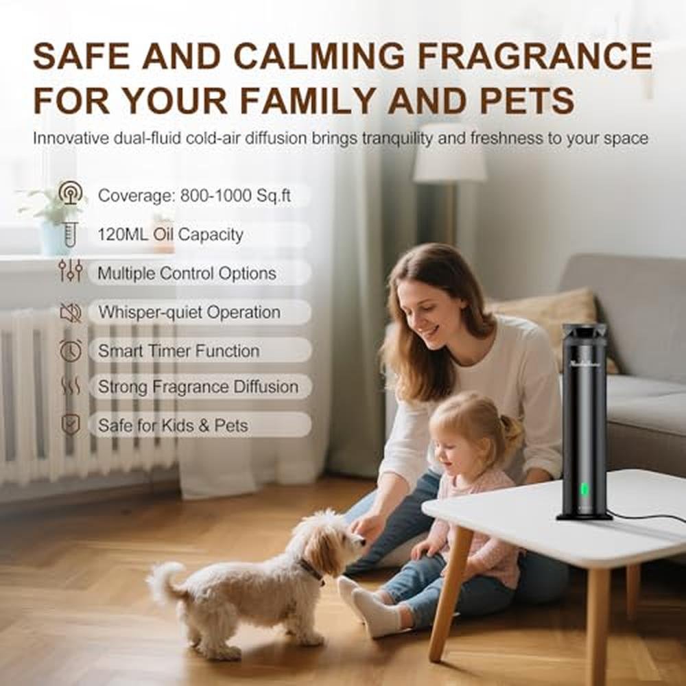 Premium Essential Oil Diffuser – Side View