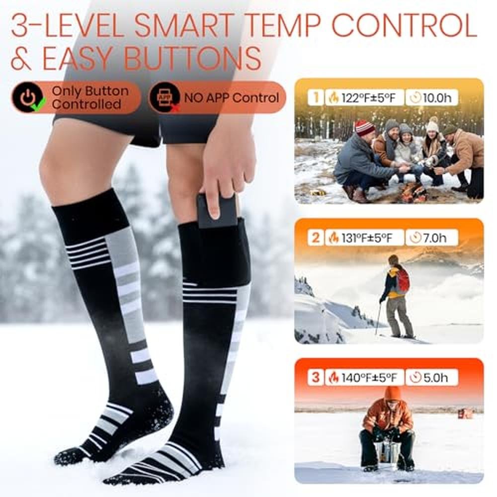 Heated Socks for Men and Women – Packaging