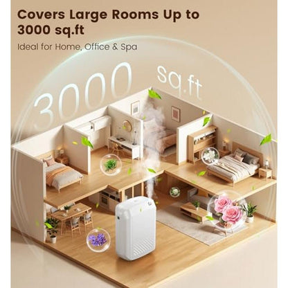 Waterless Essential Oil Diffuser for Large Spaces – Side View