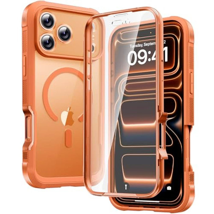 Diaclara Magnetic: iPhone 17 Pro Max Case Full Body Bumper – Front View