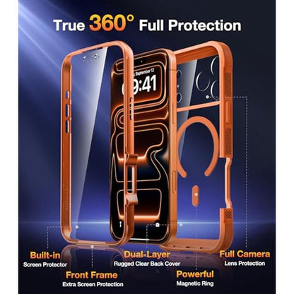 Diaclara Magnetic: iPhone 17 Pro Max Case Full Body Bumper – Close-up Detail