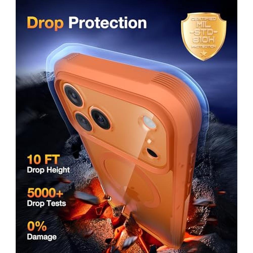 Diaclara Magnetic: iPhone 17 Pro Max Case Full Body Bumper – In Use