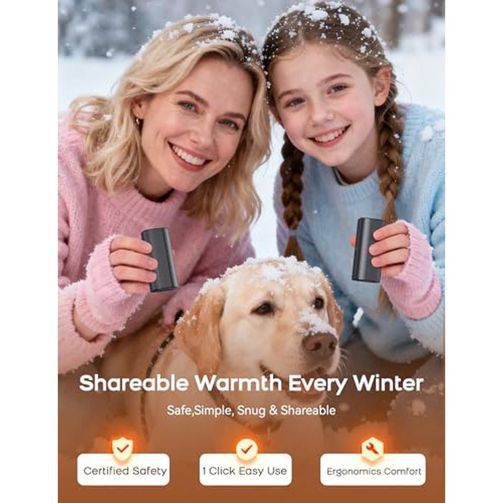 Hand Rorry: RORRY Rechargeable Hand Warmers 10000mAh 360 – In Use