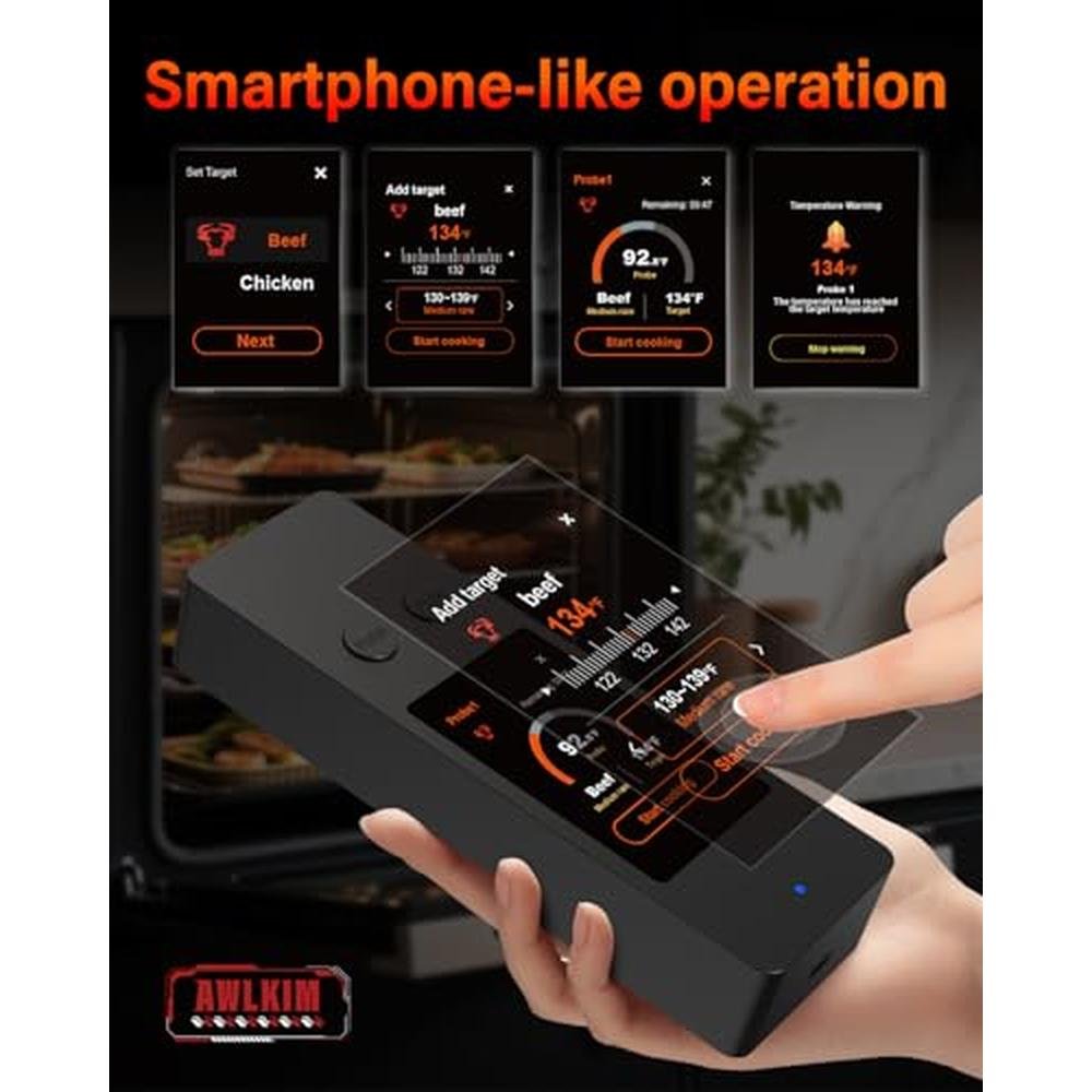 Bluetooth Thermometer: Premium Wireless Meat Thermometer – Close-up Detail