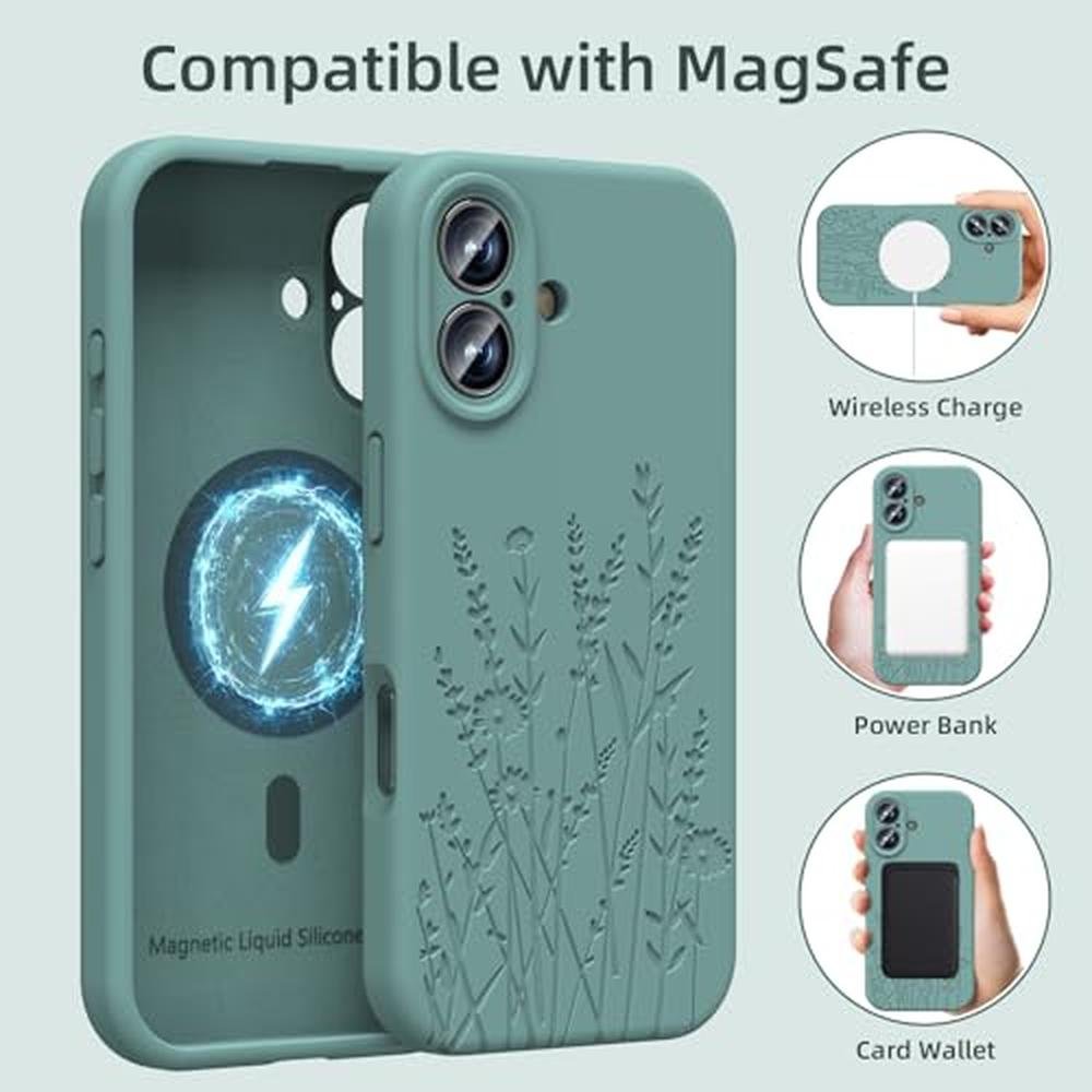 Case Compatible: OAOA Magnetic Engraved Case for iPhone 17 – Side View
