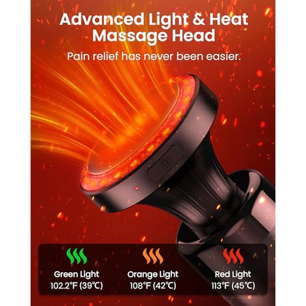 Massage Gun: Napre S40 Deep Tissue Massager with Heat and – Close-up Detail