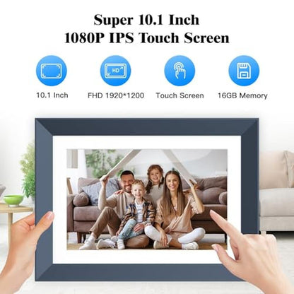Digital Frame: 10.1 Inch Smart Photo Frame with 1920*1200 – Side View