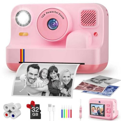 Instant Print Camera for Kids – Front View