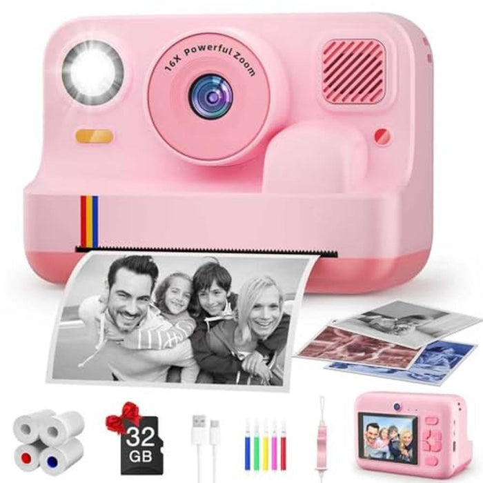 Instant Print Camera for Kids – Front View