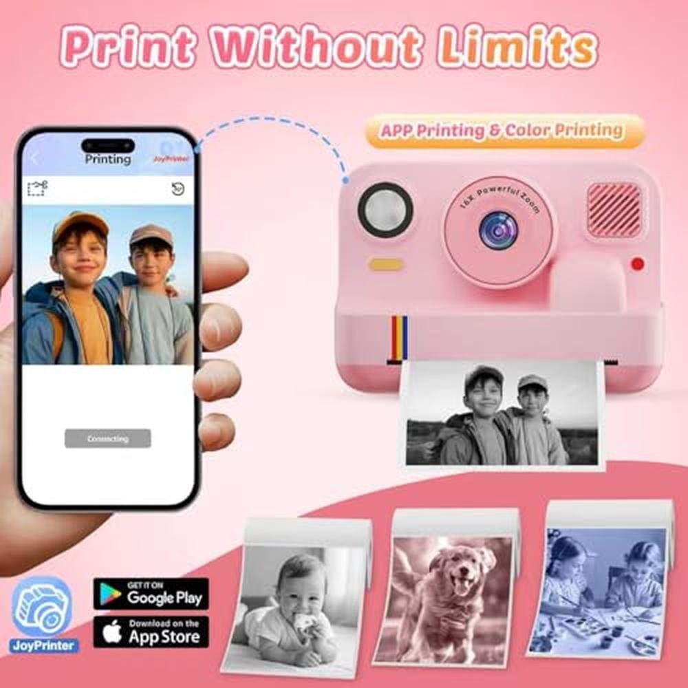 Instant Print Camera for Kids – Close-up Detail