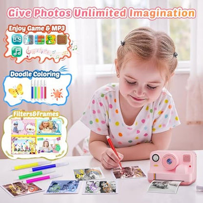 Instant Print Camera for Kids – In Use