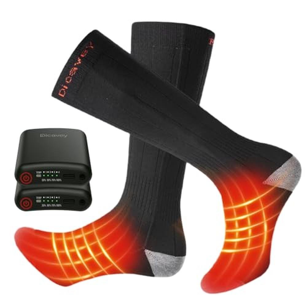 Premium Rechargeable Heated Socks for Men and Women – Front View