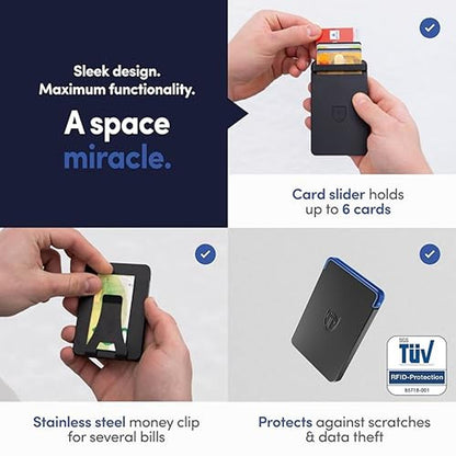 TRAVANDO SLYDE Aluminum Card Holder – In Use
