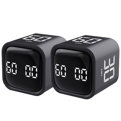 High-End 2Pcs Rotating Pomodoro Timer – Front View