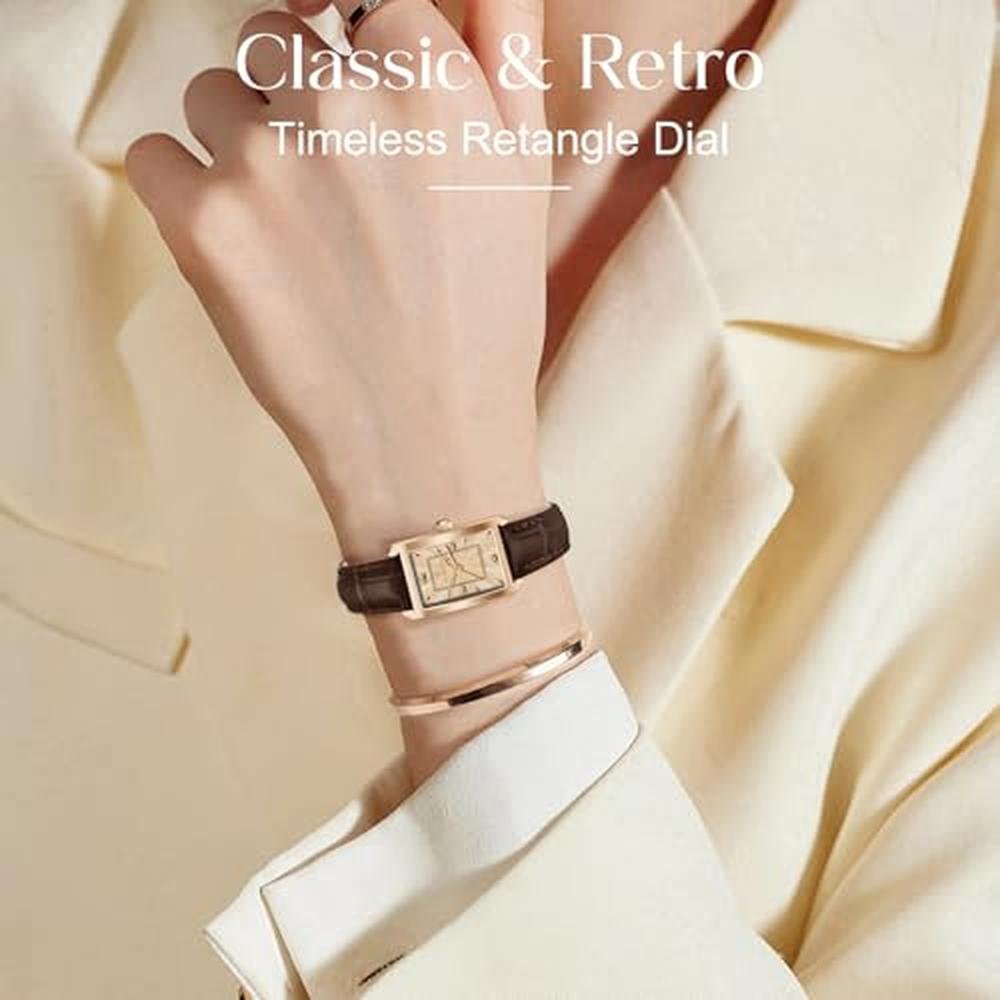 Elegant Timepieces: Timever Women's Leather Strap Watch – Packaging
