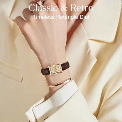 Elegant Timepieces: Timever Women's Leather Strap Watch – Packaging