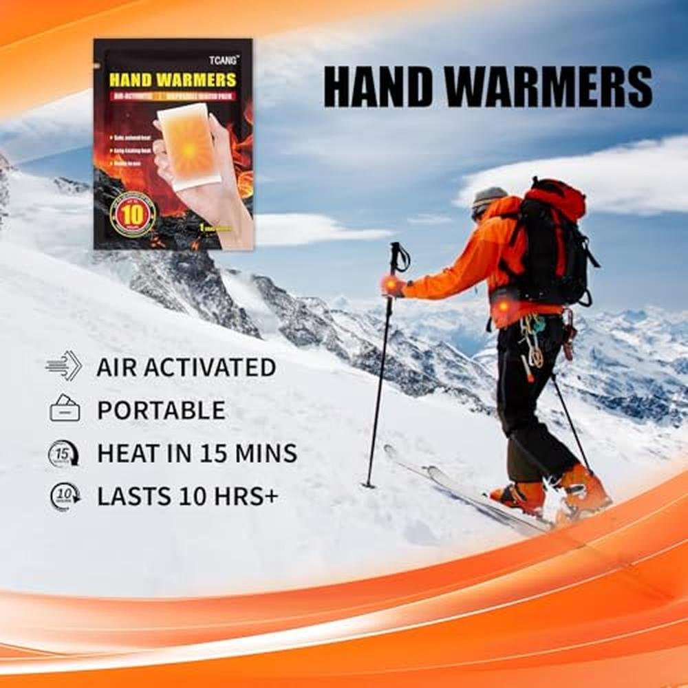 Hand Warmers: Premium Long Lasting Air Activated Warmers – In Use