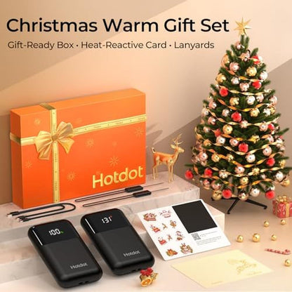 Hand Warmers: Hotdot Rechargeable 2-Pack 4-Heat Levels – Side View