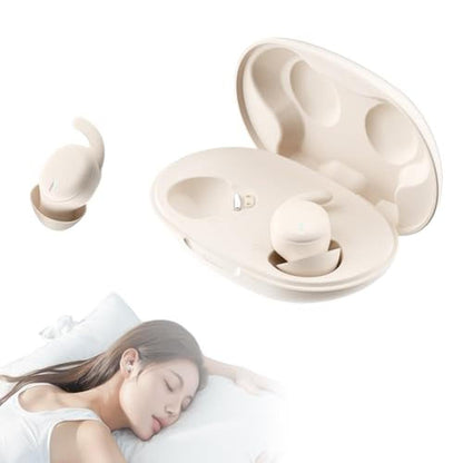 Sleep Invisible Earbuds: Premium Noise Reduction – Front View