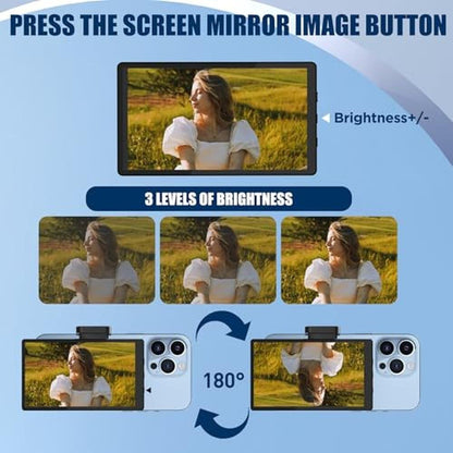 Premium 5" Selfie Monitor Screen for iPhone – Packaging