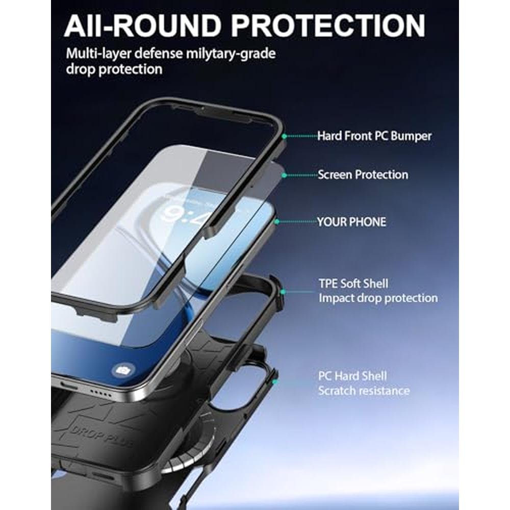 iPhone HayyaCase: HayyaCase for iPhone 17 Heavy Duty – Side View