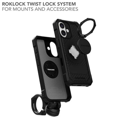 Rokform Rugged Case: iPhone 17 Magnetic Cover Black – In Use