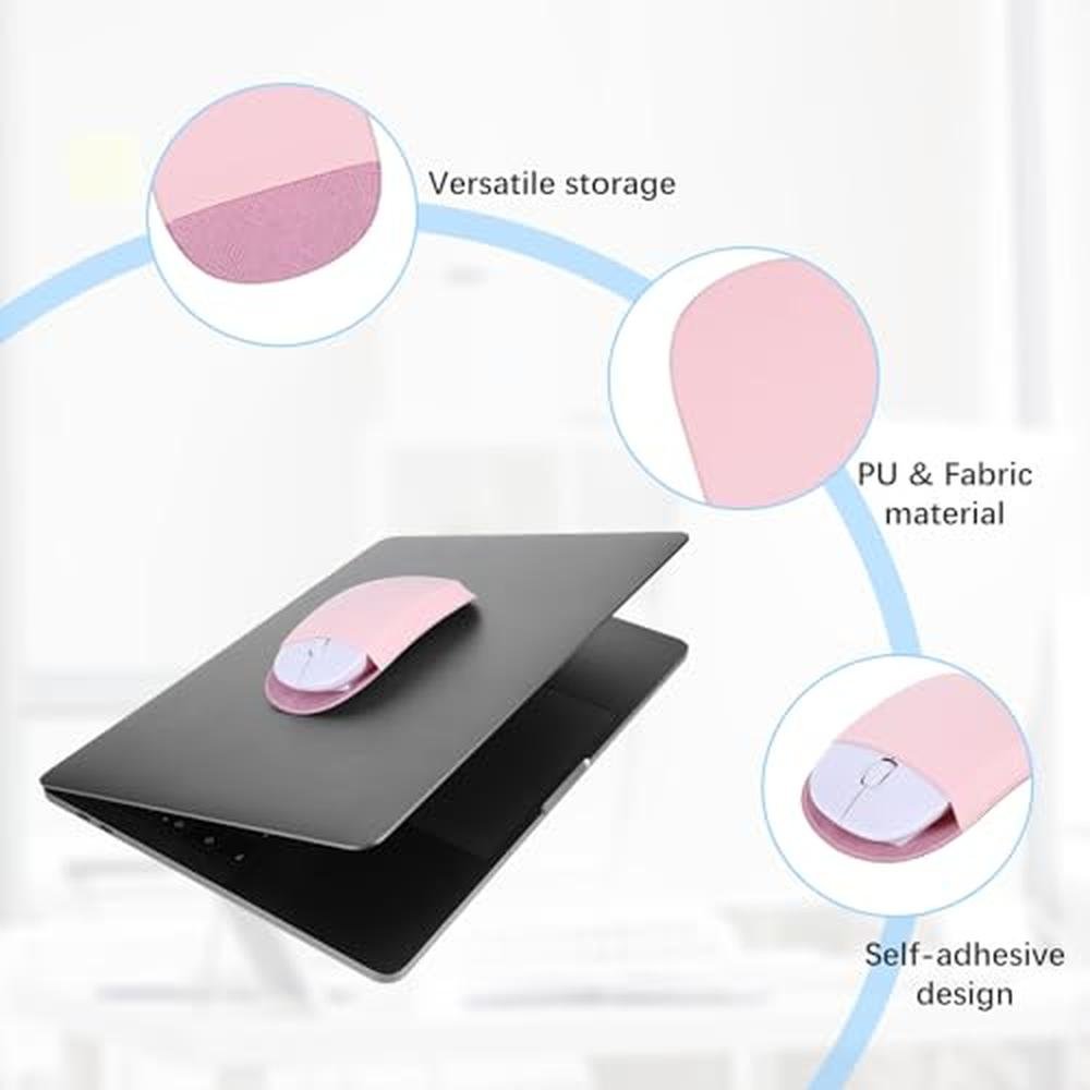 Elevate Your Workspace with GENZYRE Wireless Mouse Holder – Close-up Detail