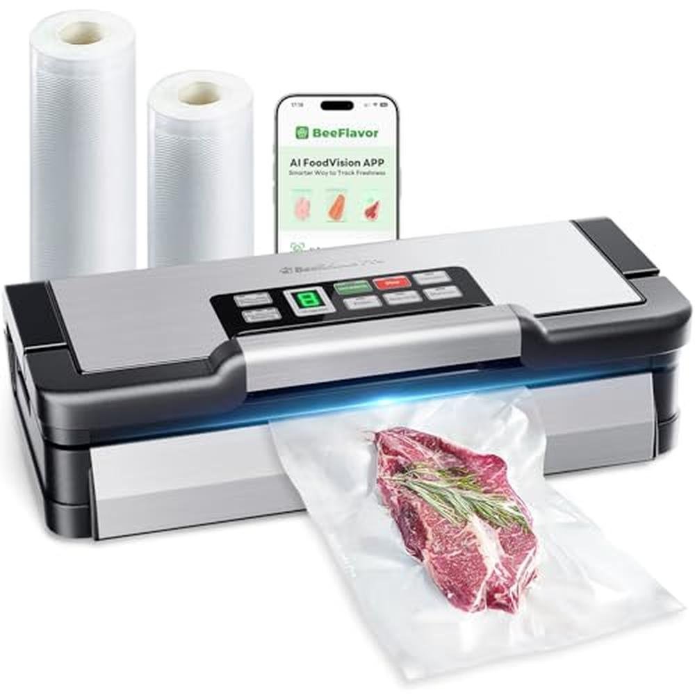 Sealer Bag: Beelicious Pro 95kPa Vacuum Sealer Machine with – Front View