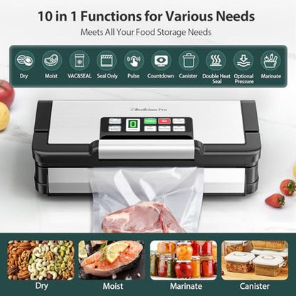 Sealer Bag: Beelicious Pro 95kPa Vacuum Sealer Machine with – In Use