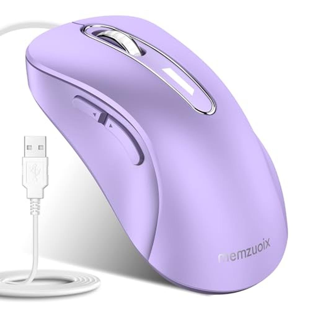 Premium Computer Mouse: memzuoix Wireless 1400 DPI Optical – Front View
