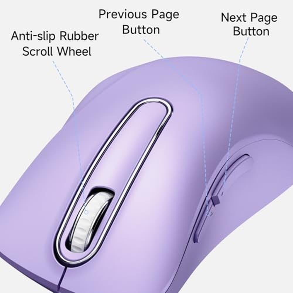 Premium Computer Mouse: memzuoix Wireless 1400 DPI Optical – Close-up Detail