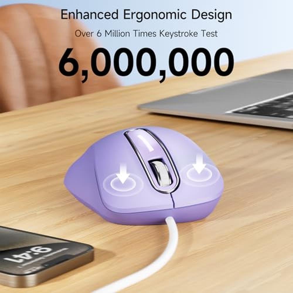 Premium Computer Mouse: memzuoix Wireless 1400 DPI Optical – In Use