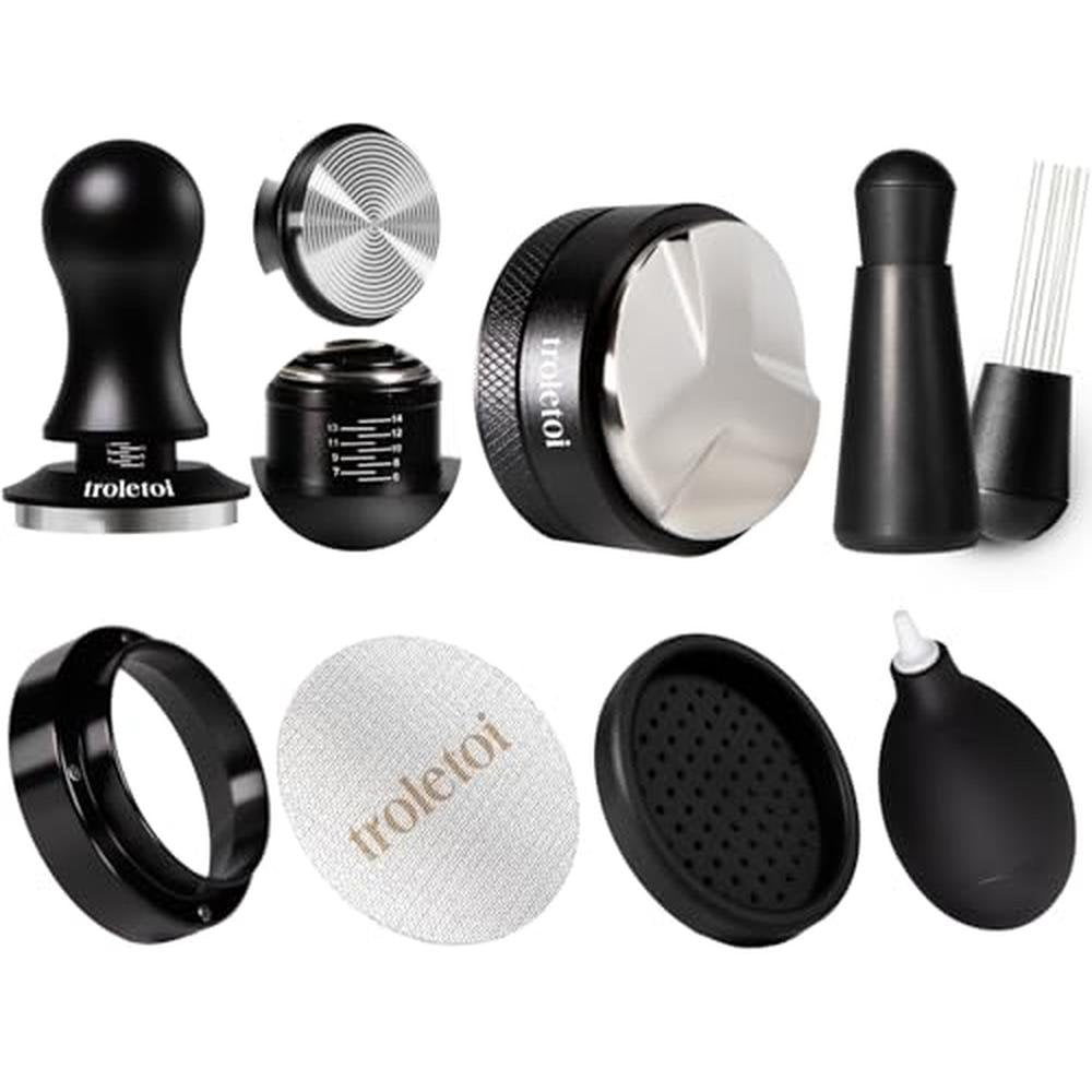 Elevate Your Espresso Game with Troletoi 7 PCS Premium – Front View