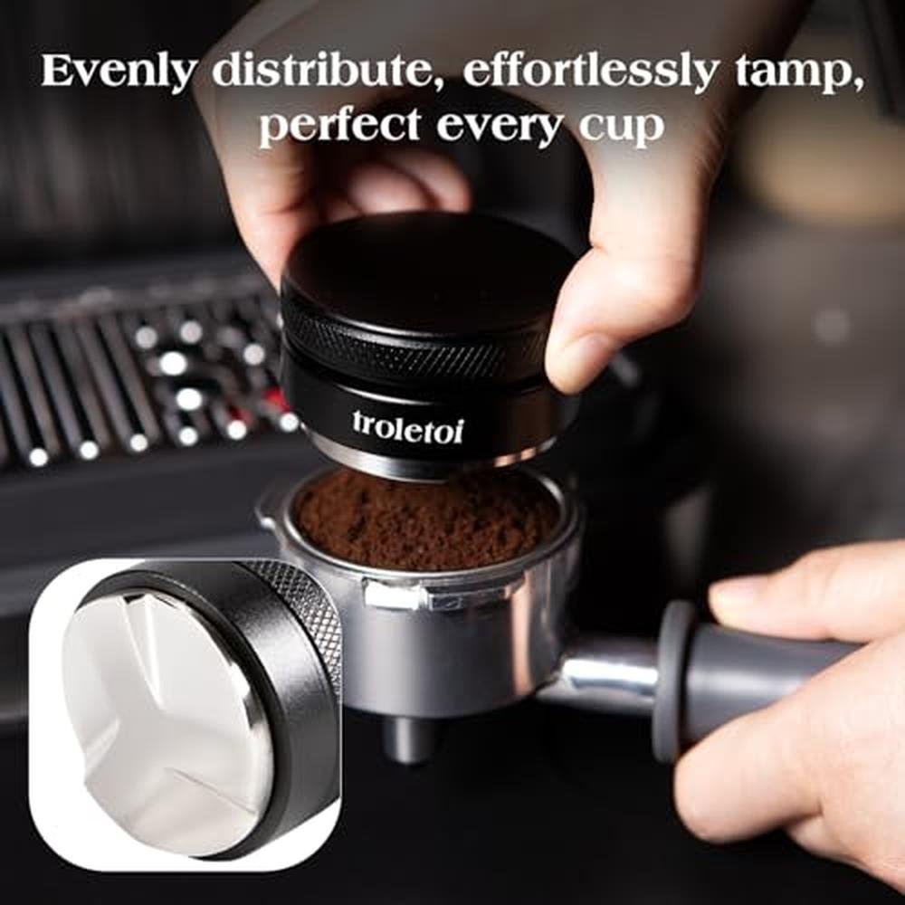 Elevate Your Espresso Game with Troletoi 7 PCS Premium – Side View