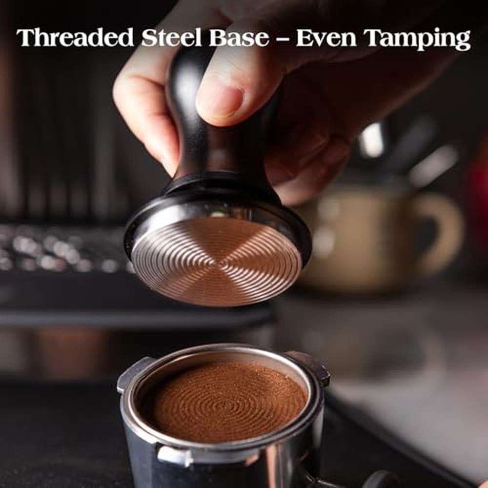 Elevate Your Espresso Game with Troletoi 7 PCS Premium – Close-up Detail