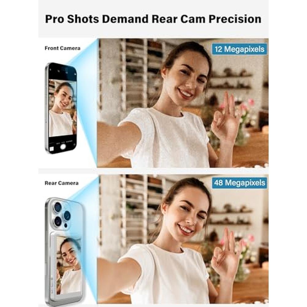 High-End Monitor Screen for iPhone 12-16 – Side View