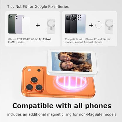 Wireless Vlog Selfie Monitor Screen for iPhone 17 Series – Close-up Detail