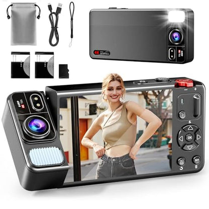 Premium 4K Digital Cameras for Photography and Vlogging – Front View