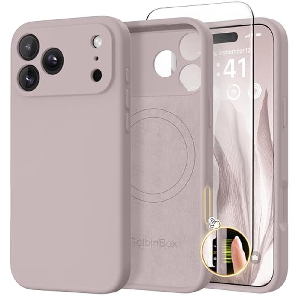 GolbinBox Magnetic: iPhone 17 Pro Case Compatible with – Front View