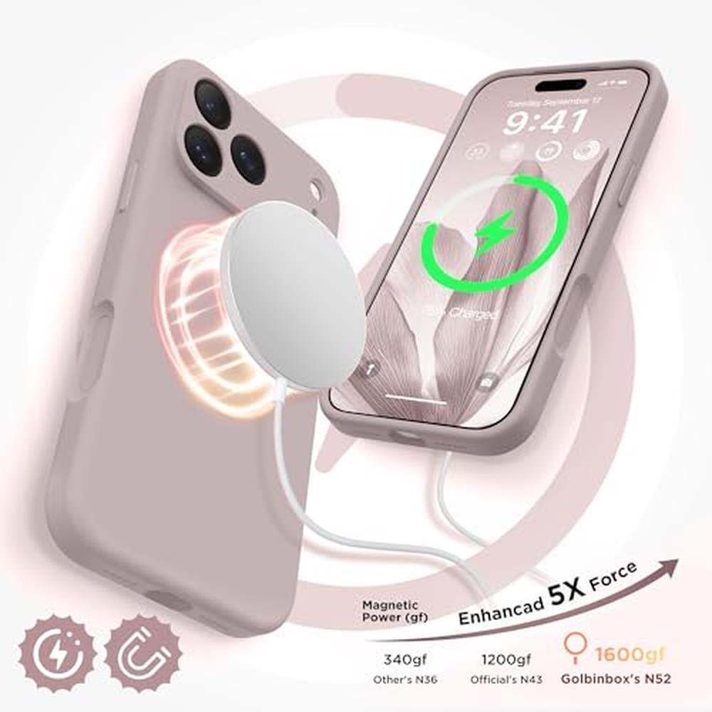 GolbinBox Magnetic: iPhone 17 Pro Case Compatible with – Close-up Detail