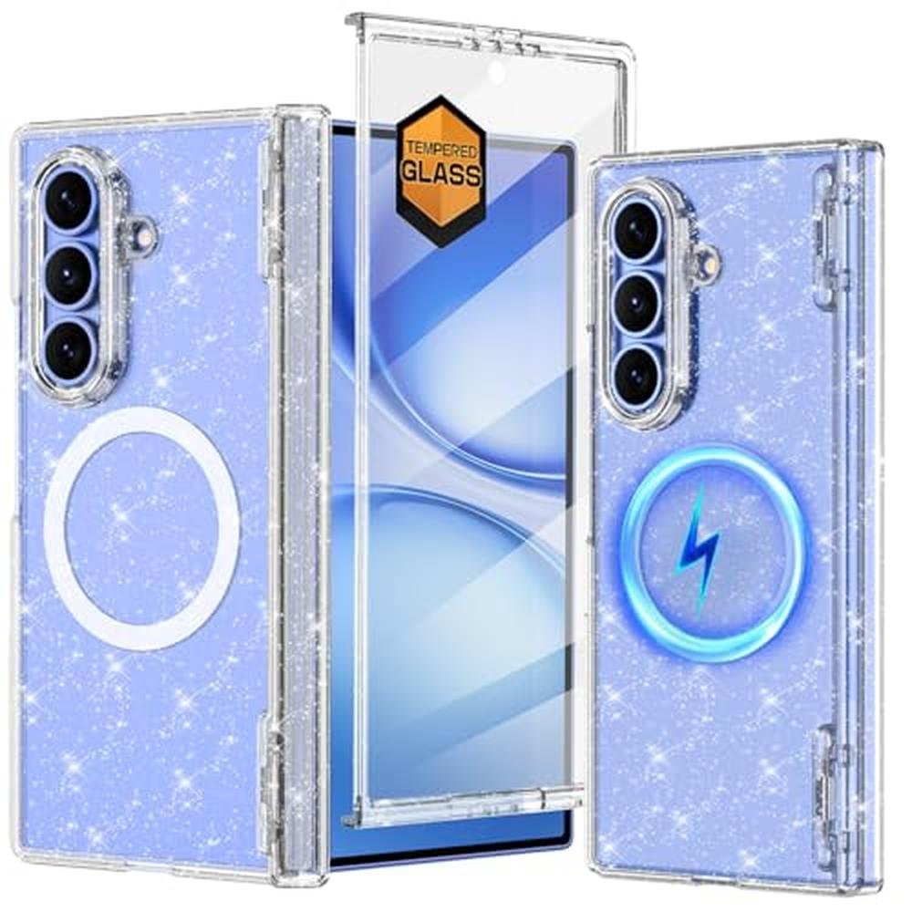 Galaxy Fold 7 Case: Meshine Magnetic Hard Case – Front View