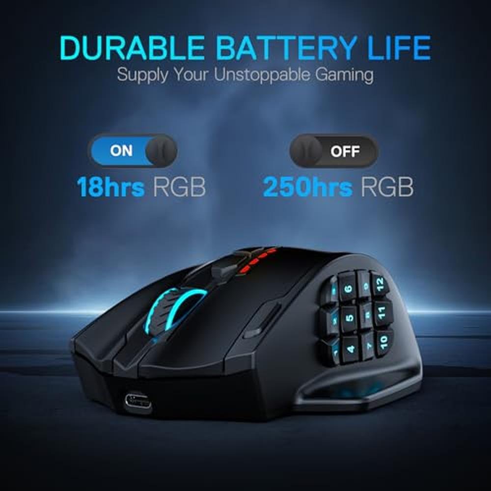 Premium Gaming Experience: Redragon M913 MAX Wireless MMO – Packaging