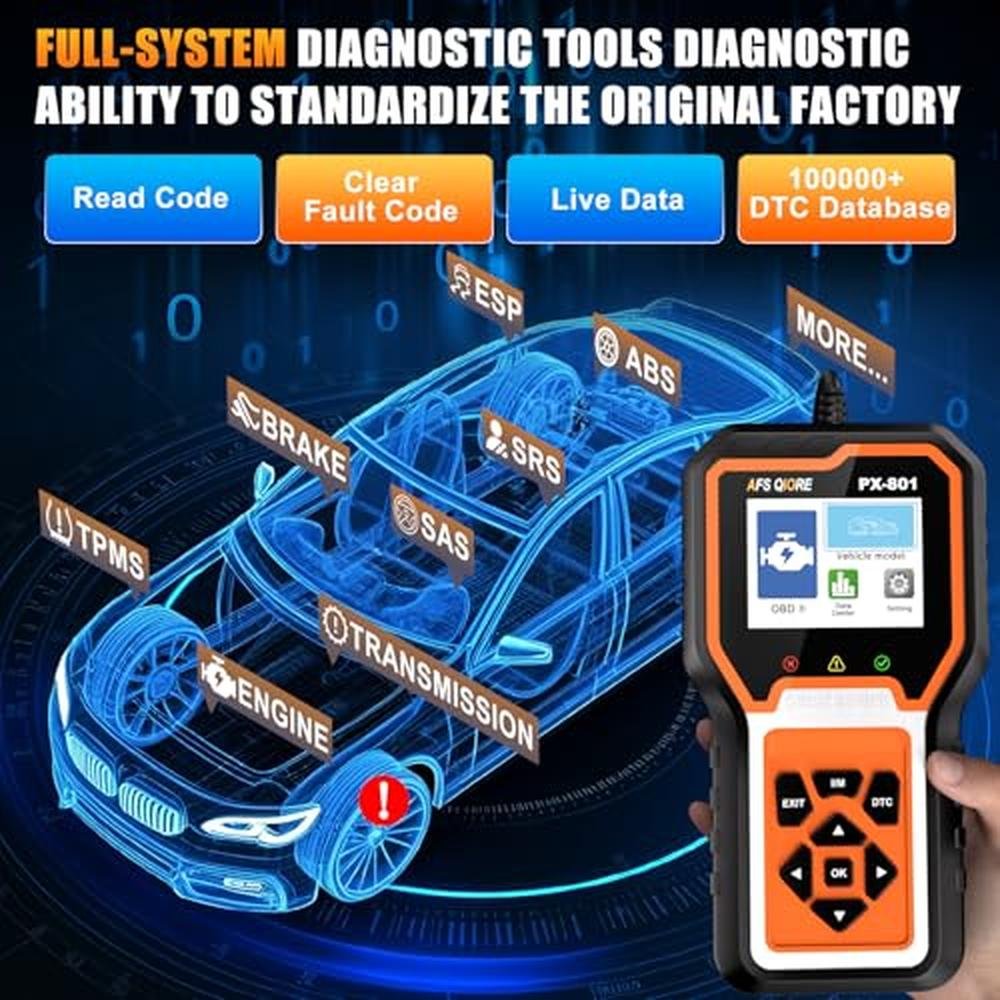 OBD2 Scanner Check Engine Light Car Code Reader Clear Error – Packaging