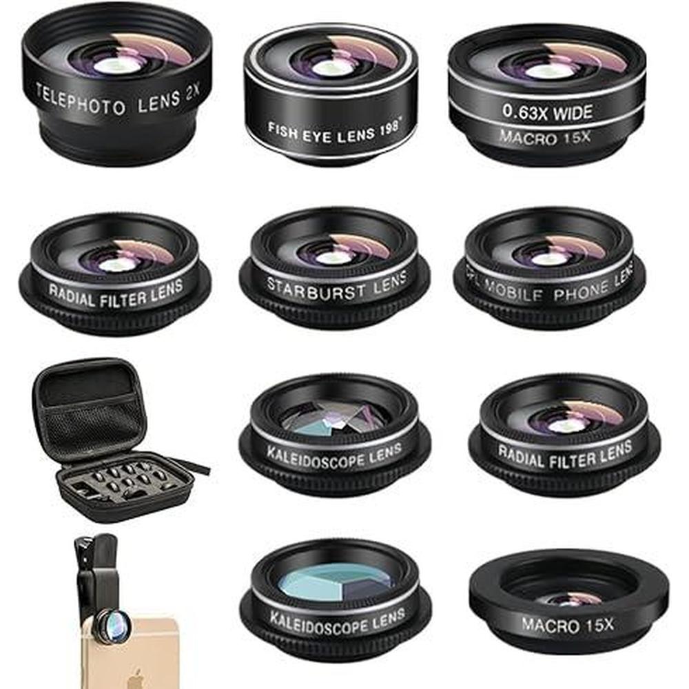 Lens Phone: Premium 11-Lens Kit – Back View