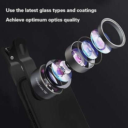 Camera Lenses: Godefa Phone Camera Lens Kit 14-in-1 Lenses – Side View