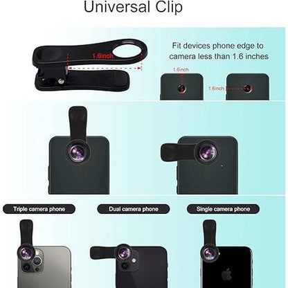 Camera Lenses: Godefa Phone Camera Lens Kit 14-in-1 Lenses – Close-up Detail