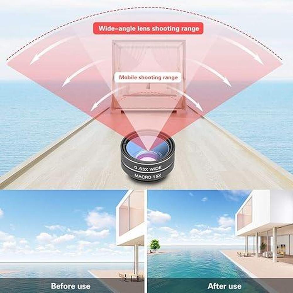 Camera Lenses: Godefa Phone Camera Lens Kit 14-in-1 Lenses – Additional Angle