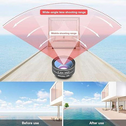 Camera Lenses: Godefa Phone Camera Lens Kit 14-in-1 Lenses – In Use